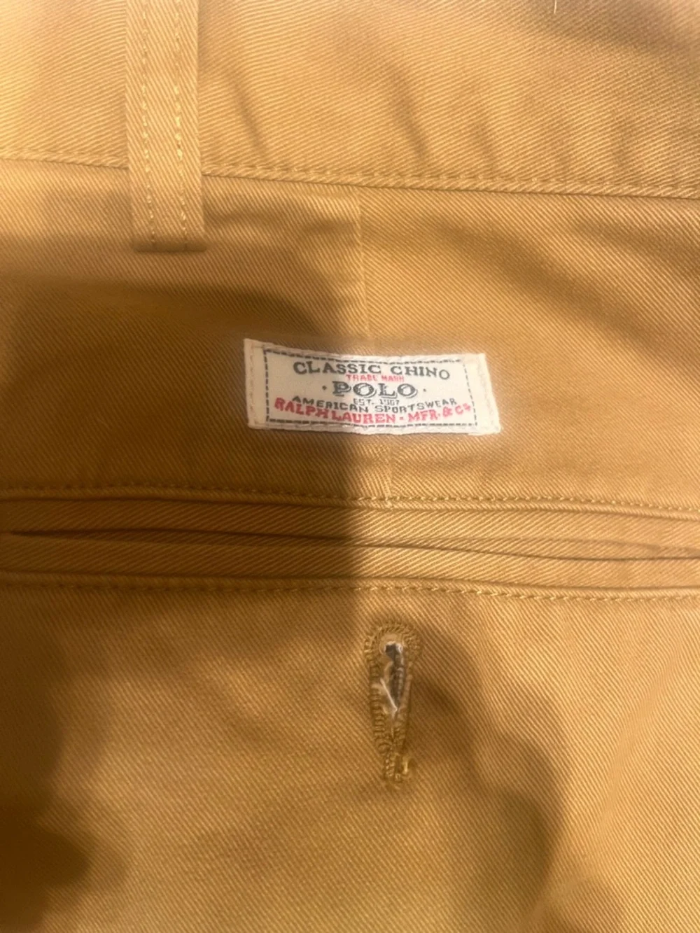 Ralph Lauren Camel men’s dress pants/worn once/dry cleaned 38/34 - Picture 8 of 8